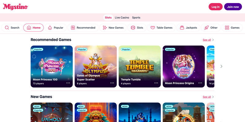 Mystino スクリーンショット